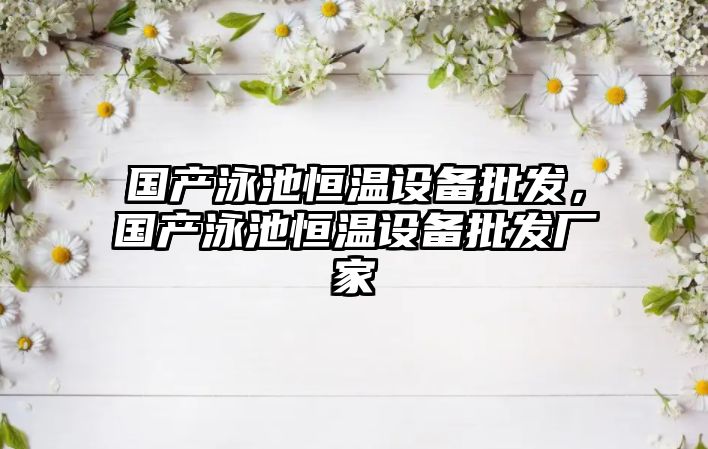 國產泳池恒溫設備批發，國產泳池恒溫設備批發廠家