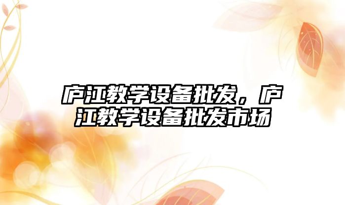 廬江教學設備批發，廬江教學設備批發市場