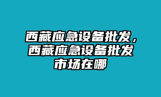 西藏應急設備批發，西藏應急設備批發市場在哪