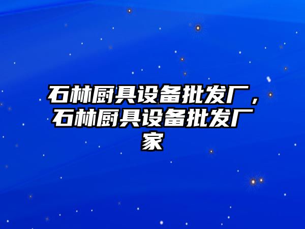 石林廚具設備批發廠，石林廚具設備批發廠家