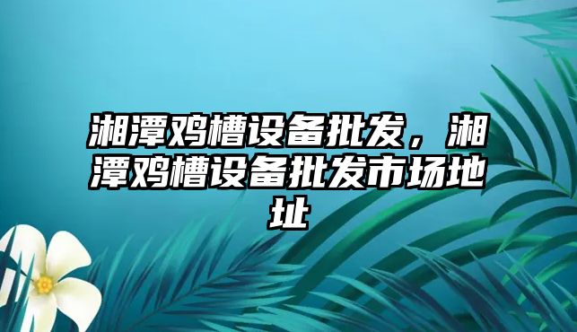 湘潭雞槽設備批發，湘潭雞槽設備批發市場地址