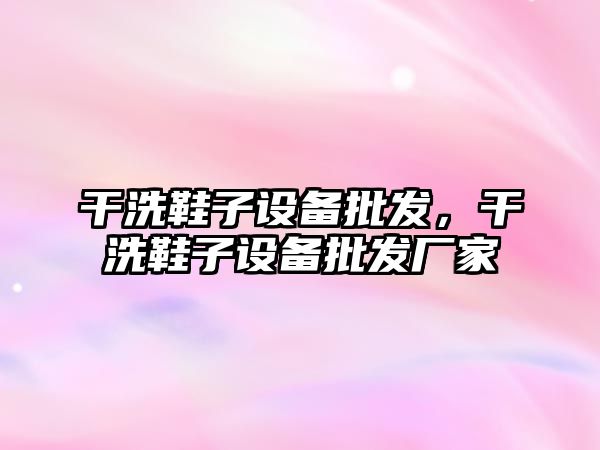 干洗鞋子設備批發，干洗鞋子設備批發廠家