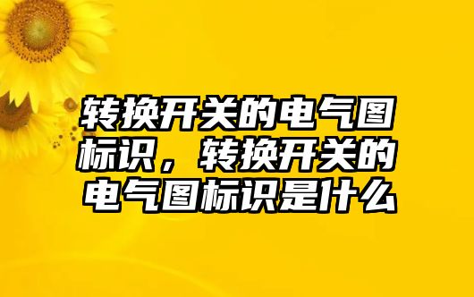 轉換開關的電氣圖標識，轉換開關的電氣圖標識是什么