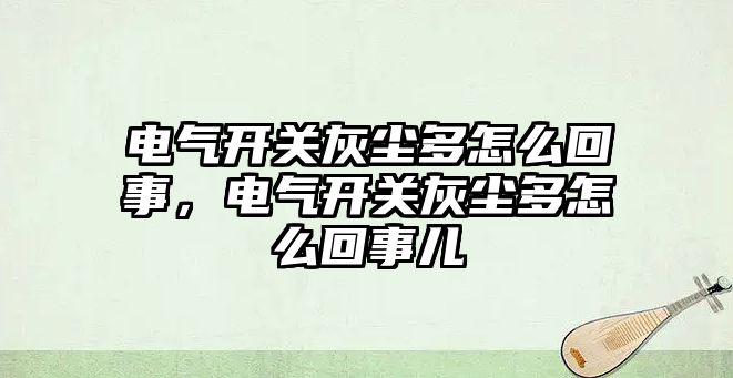 電氣開關灰塵多怎么回事，電氣開關灰塵多怎么回事兒