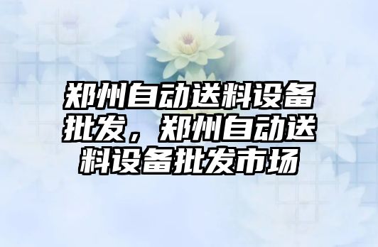 鄭州自動送料設備批發，鄭州自動送料設備批發市場