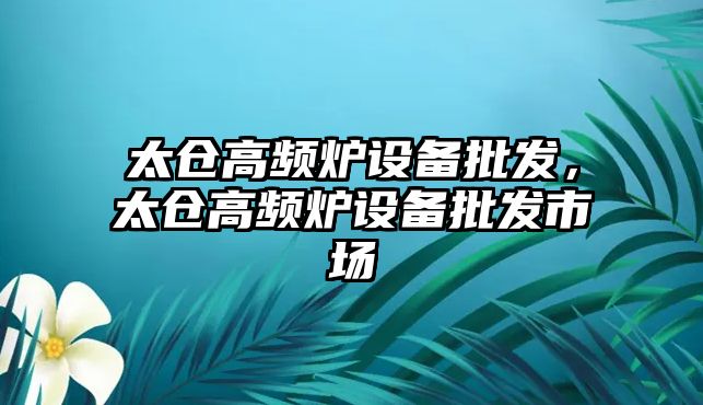 太倉高頻爐設備批發，太倉高頻爐設備批發市場