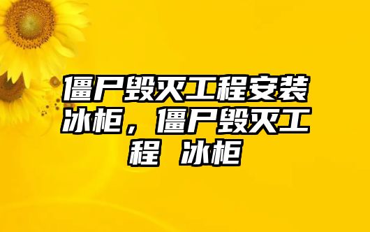 僵尸毀滅工程安裝冰柜，僵尸毀滅工程 冰柜