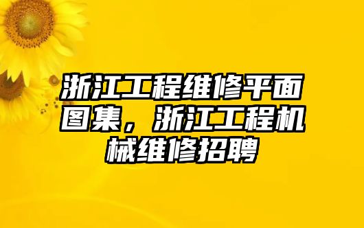 浙江工程維修平面圖集，浙江工程機械維修招聘