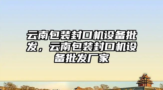 云南包裝封口機設備批發，云南包裝封口機設備批發廠家