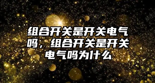 組合開關是開關電氣嗎，組合開關是開關電氣嗎為什么