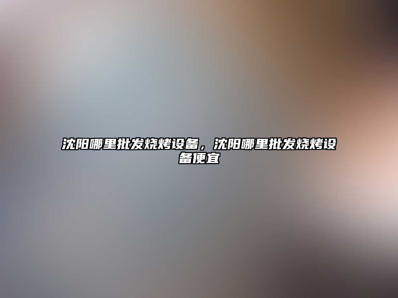 沈陽哪里批發燒烤設備，沈陽哪里批發燒烤設備便宜