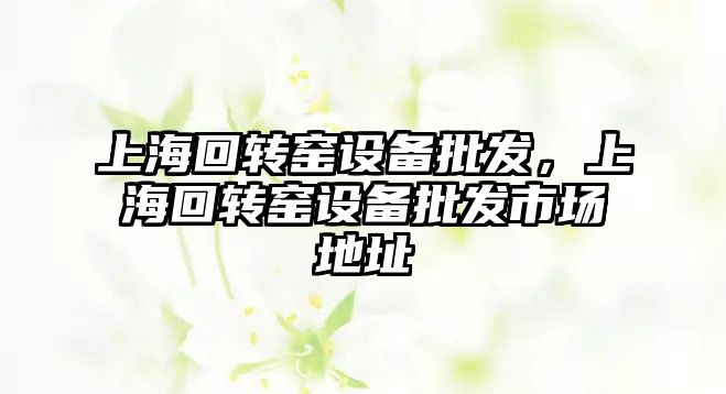 上?；剞D窯設備批發，上?；剞D窯設備批發市場地址