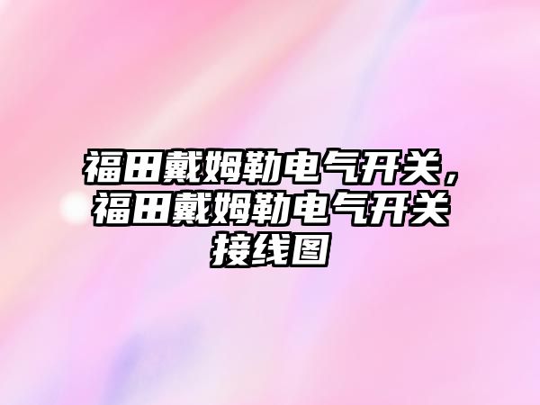 福田戴姆勒電氣開關，福田戴姆勒電氣開關接線圖