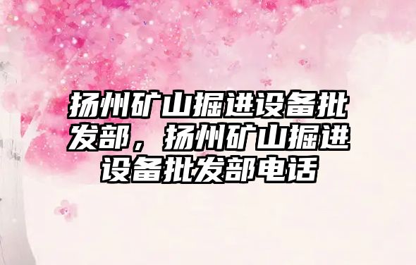 揚州礦山掘進設備批發部，揚州礦山掘進設備批發部電話