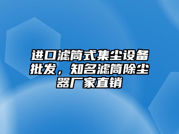 進口濾筒式集塵設備批發，知名濾筒除塵器廠家直銷